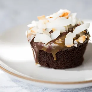 Paleo Samoa Cupcake, gluten-free, dairy-free