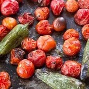grilling ingredients for tomatillo chicken!