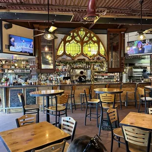 the interior of a restaurant