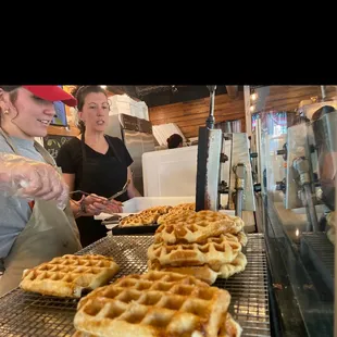 Cast Iron Waffles