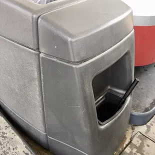 a broken toaster