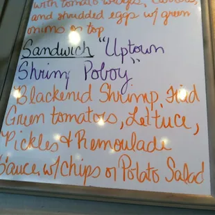 OMG!!!! The Uptown Shrimp POBoy!!!!!