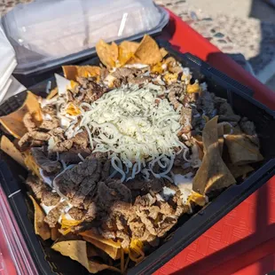 Nachos guac on the side
