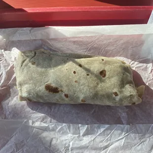 Carne Asada Burrito= flavorless