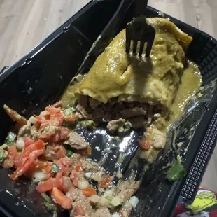 Wet Carne Asada Burrito