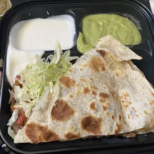 Tecate Quesadilla with asada