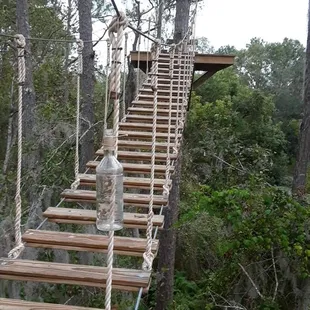 Our Famous Yoga Bridge, come see if you can do it....