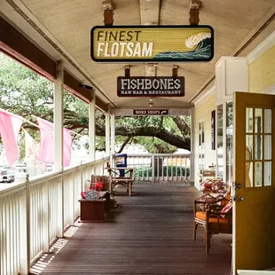 Exterior of store