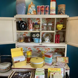 The Hoosier cabinet says it all.