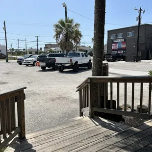 a parking lot