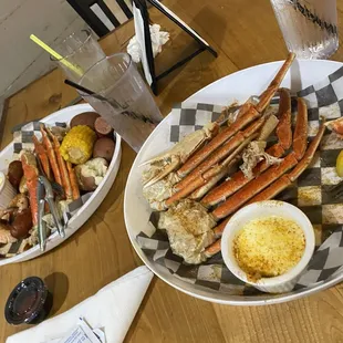 Our yummy crab legs!