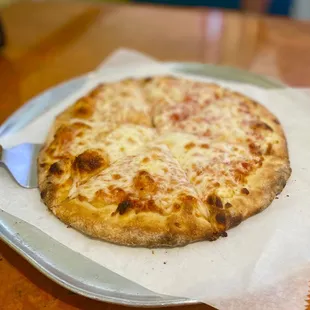 a cheese pizza