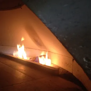 Open Fire brick Oven