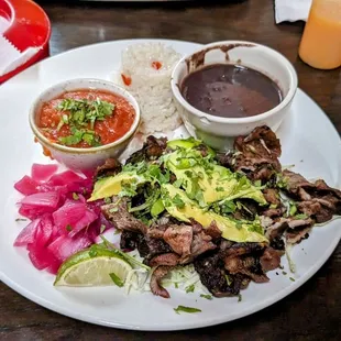 Poc Chuc: deliciously seasoned and charred on the edges. Perfect with the fresh tortillas.