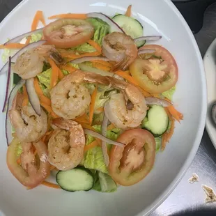 Ensalada de camarones