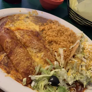 Taco, Beans and Rice