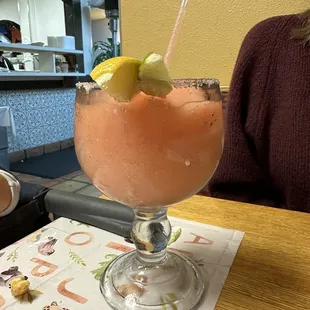 Margarita - blended (tasty, but wish it was a tad stiffer)