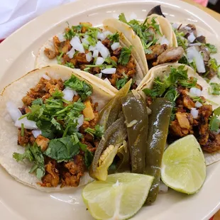 Tacos $1.50/ea pastor &amp; $1.99/ea lengua &amp; tripa (09.2021)