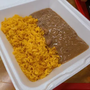 Rice &amp; beans $3.49 (09.2021)