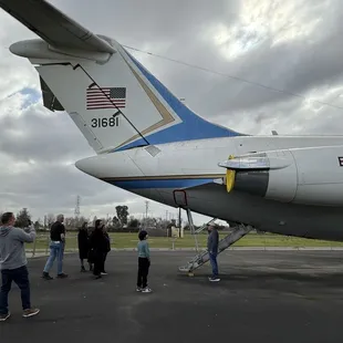 Exited through the butt.