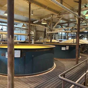 The restored fermentation tanks.