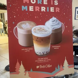 a sign for a coffee shop