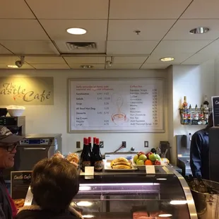 customers at the counter