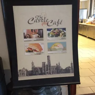 a picture of the castle cafe
