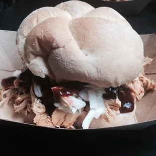 Pulled pork sandwich is totally with it! Soooo good! Definitely coming back next time I'm in the area.