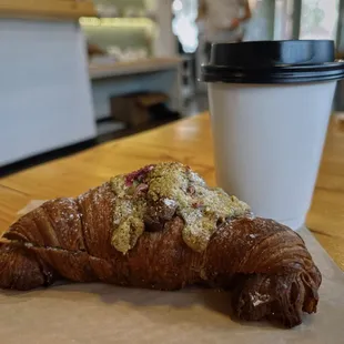 Pistachio Croissant + PSL