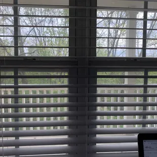 The living room and balcony view.