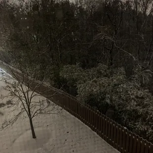 View from one side of the apt.