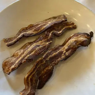 Bacon (didn't request it cooked any certain way and this is how it came out).