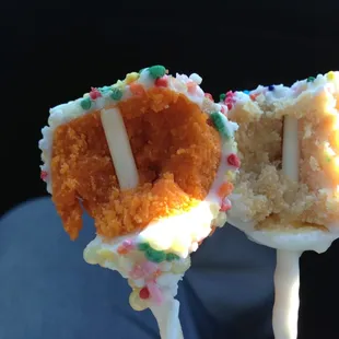 The orange one was very moist and was like a orange creamsicle.