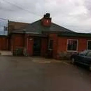 a car parked outside