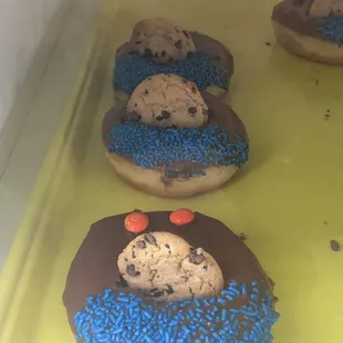 Cookie Monster donuts? Yes please