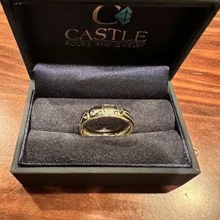 My (almost) husband&apos;s incredible custom band