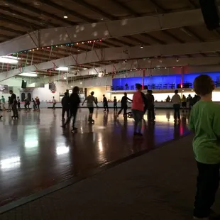 Glow skate is so much fun