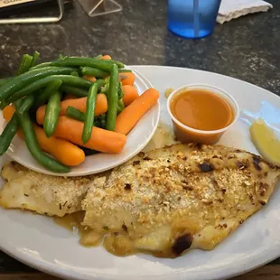 Fish dinner (also came with baked potato)