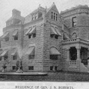 Ca. 1894 just after completion of the Roberts Residence.