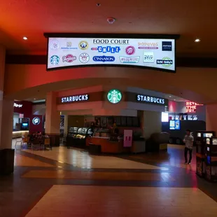 Castle Walk Food Court sign