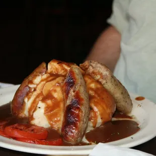 bangers and mash