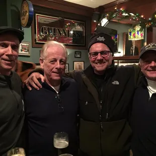 Enjoying the evening with Mr. Quinlan. Great host.