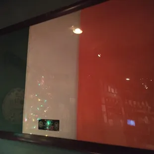 A soldier brought this back from Afghanistan and donated it to the bar- how cool is that?!