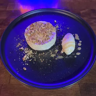 pumpkin spice whipped cheesecake