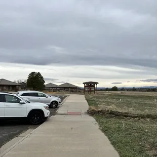 Parking area Lake Gulch trailhead