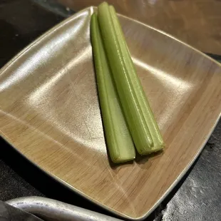 Not fresh celery. It didn't even break when I bent it.