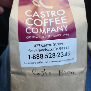 Costa Rica coffee