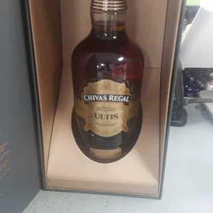 a bottle of chivas regal