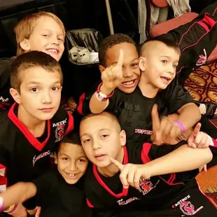 The team having some fun!